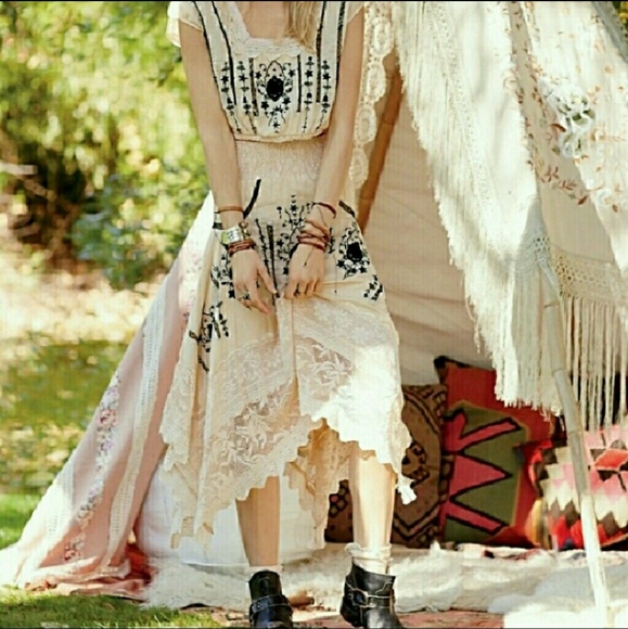 Free People Dresses & Skirts - CLOSET CLOSING! Free People Handkerchief Dress